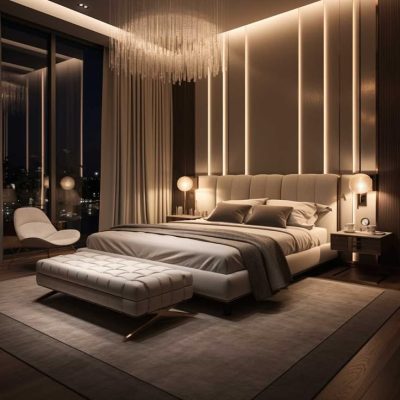 Elite Crest Mansion contemporary bedroom