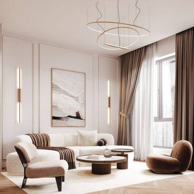 Modern Family Villa Гостиная Холл